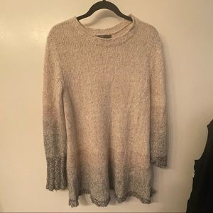 Peruvian Connection Knit Beige Sweater